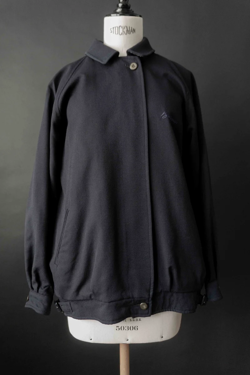 Vintage Burberry Blouson, Navy, M–L