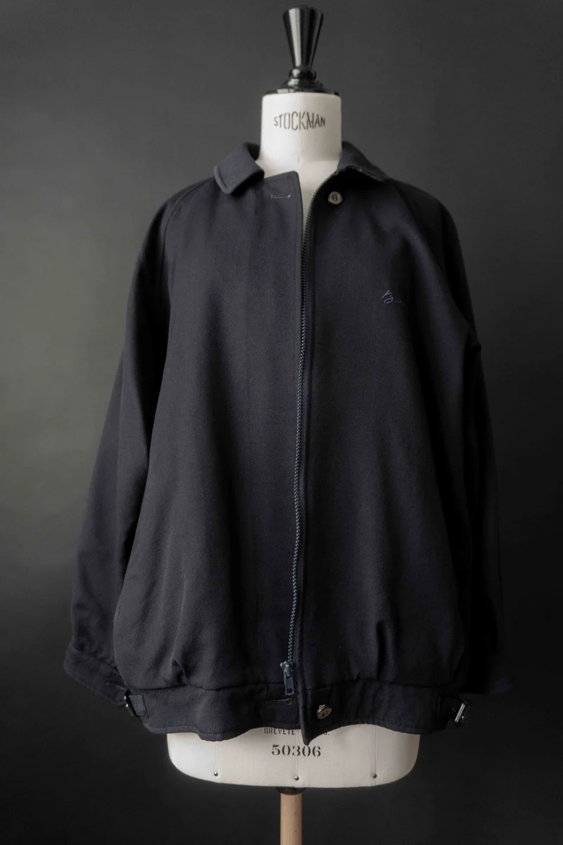 Vintage Burberry Blouson, Navy, M–L
