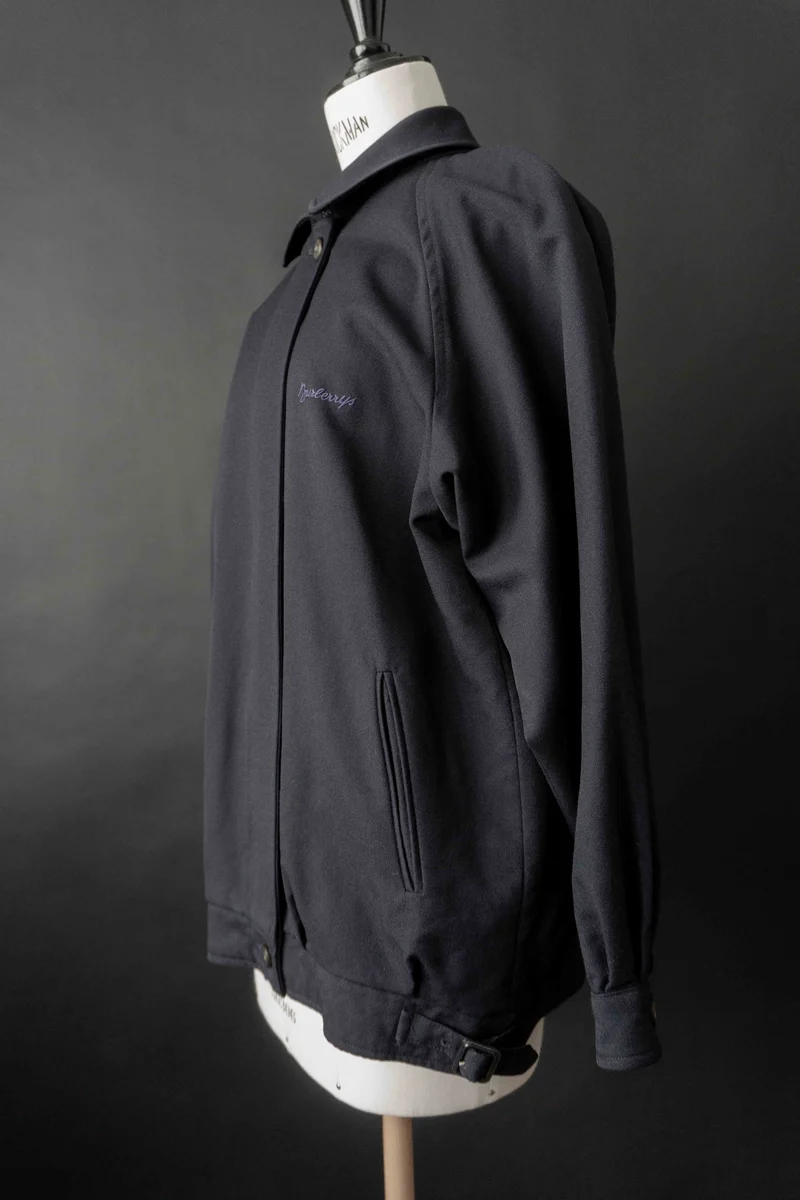 Vintage Burberry Blouson, Navy, M–L