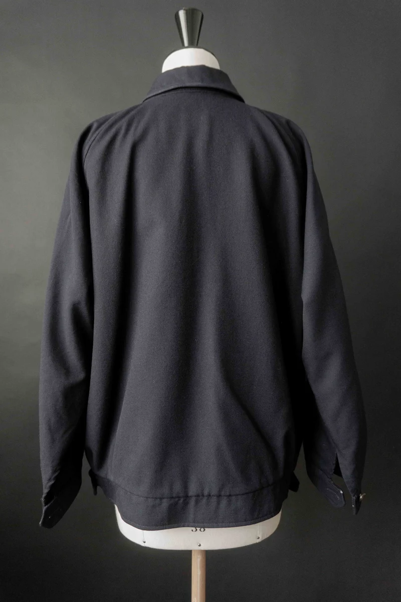 Vintage Burberry Blouson, Navy, M–L