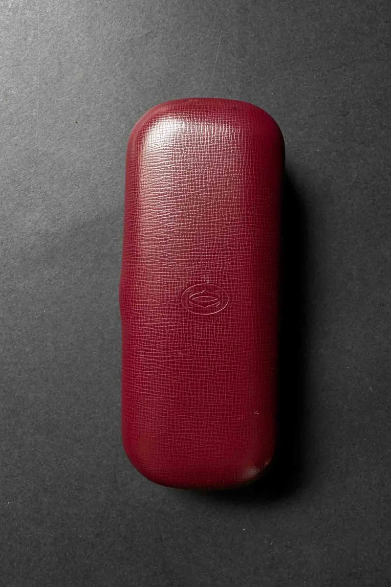 Vintage Cartier Brillenetui Hartschale