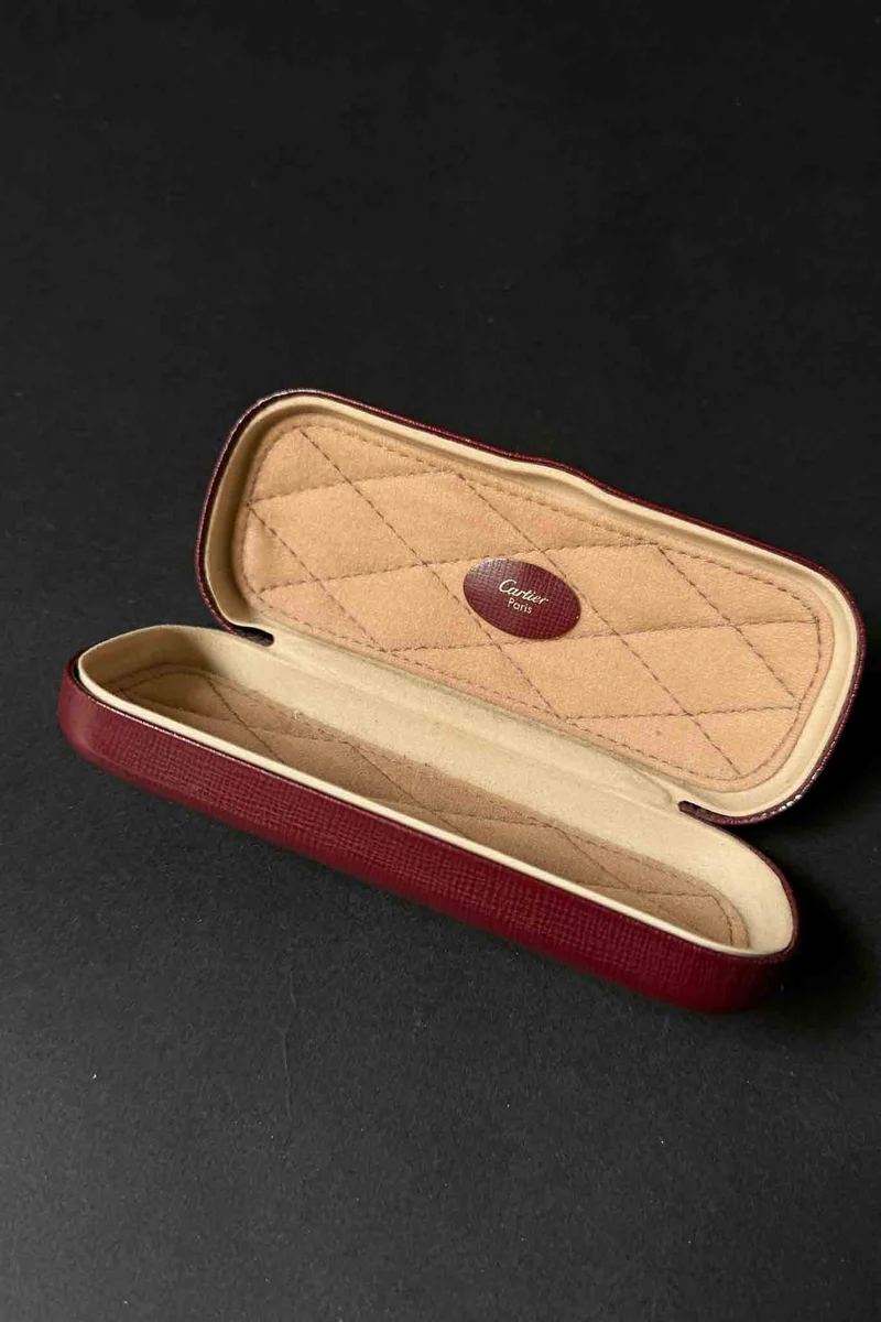 Vintage Cartier Brillenetui Hartschale