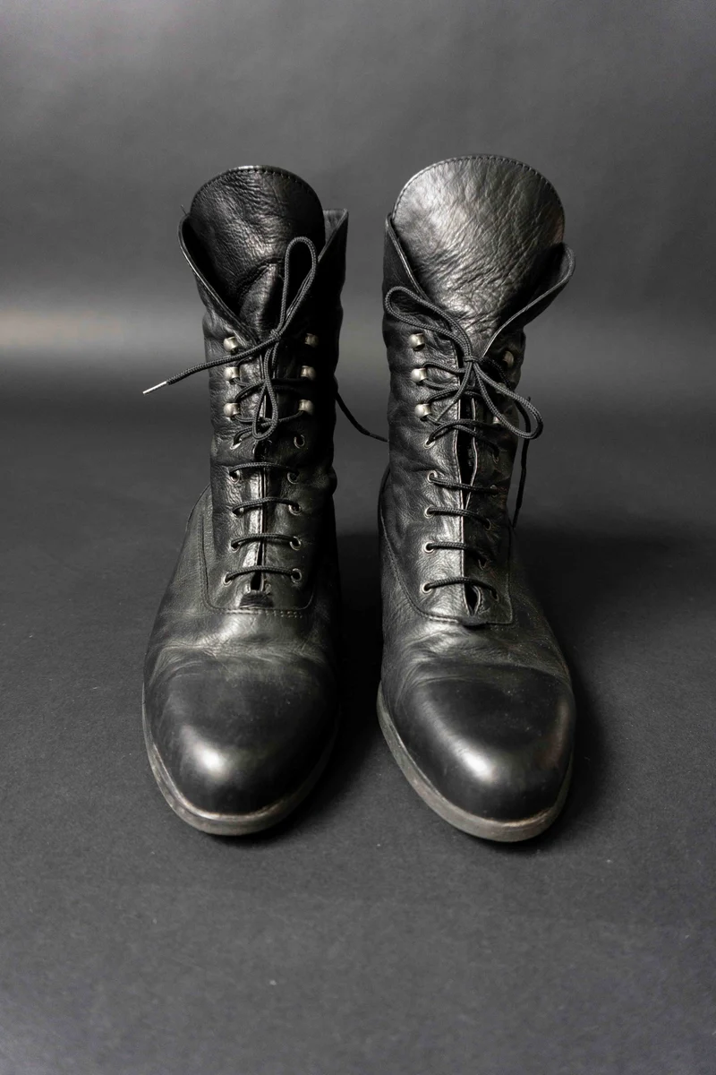Vintage Witchy Boots, Leder, 41