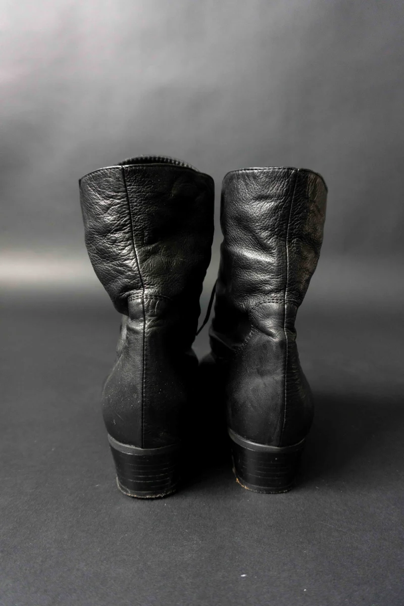 Vintage Witchy Boots, Leder, 41