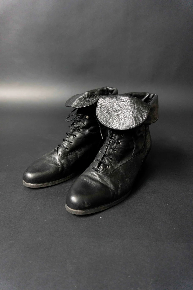 Vintage Witchy Boots, Leder, 41