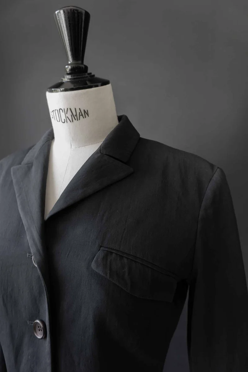 Jil Sander Vintage Blazer Schwarz – Größe 36