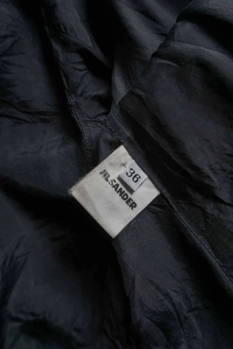 Jil Sander Vintage Blazer Schwarz – Größe 36