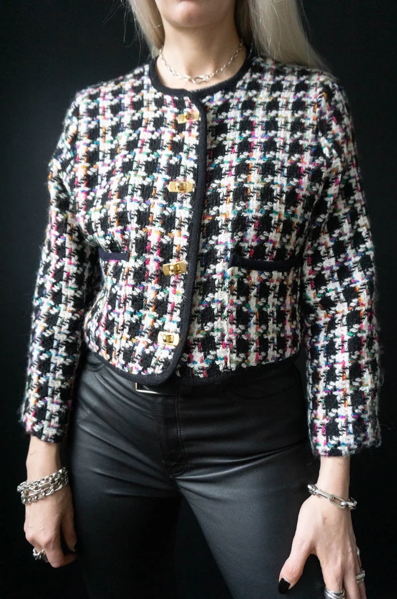 80s Boucle Blazer S–M