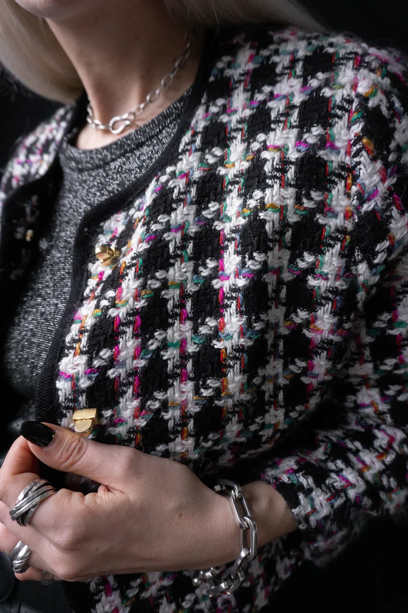 80s Boucle Blazer S–M