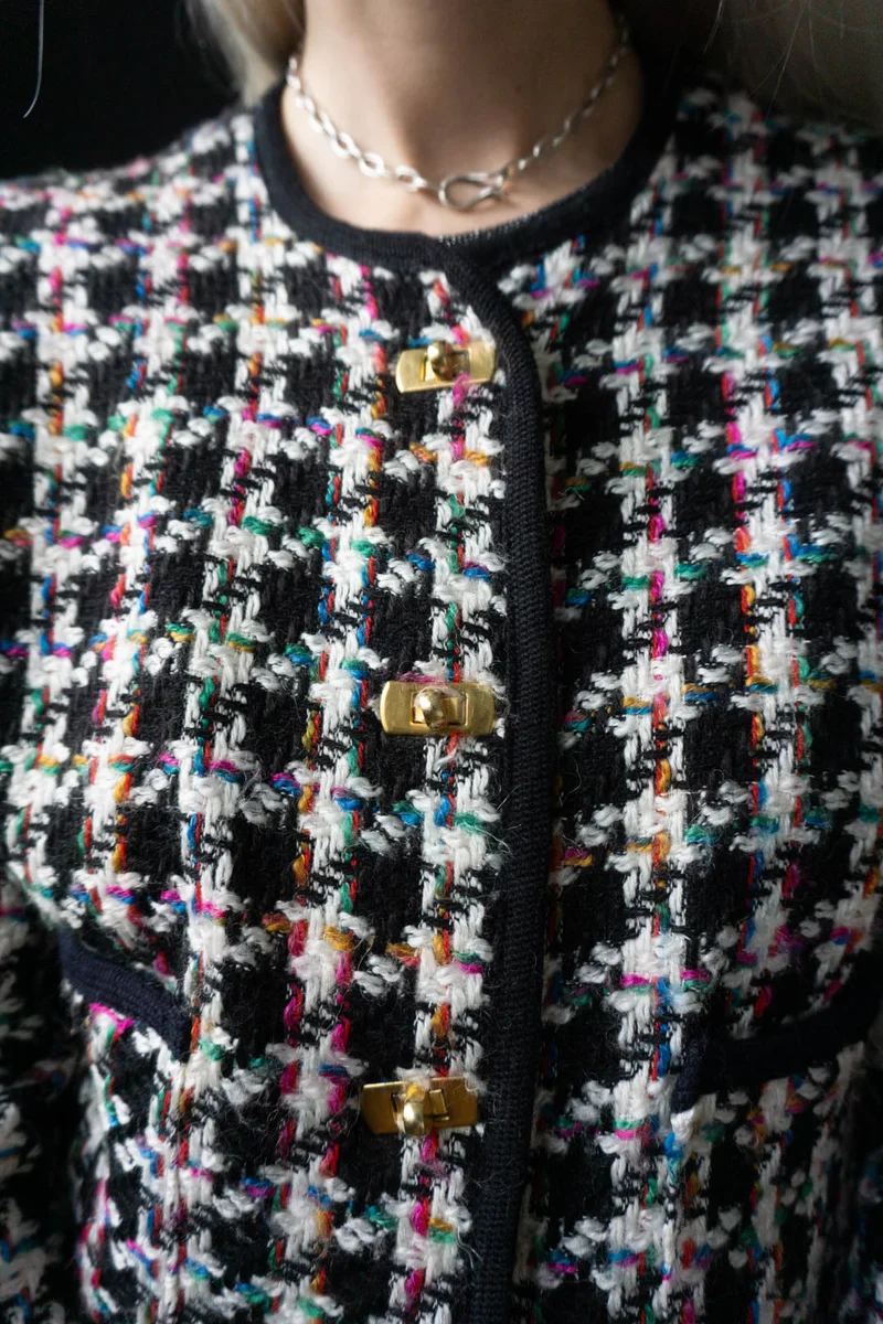 80s Boucle Blazer S–M