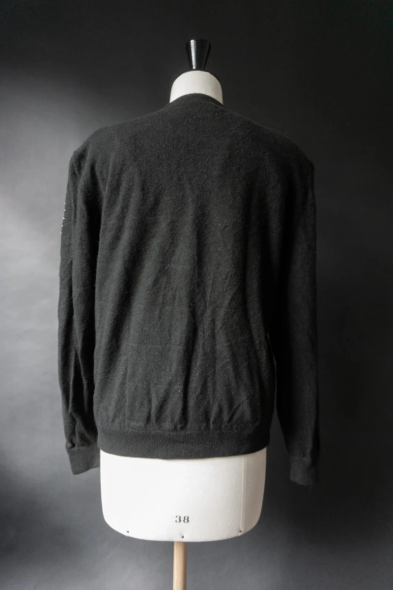 Strickjacke Perlen, Wolle, S–M