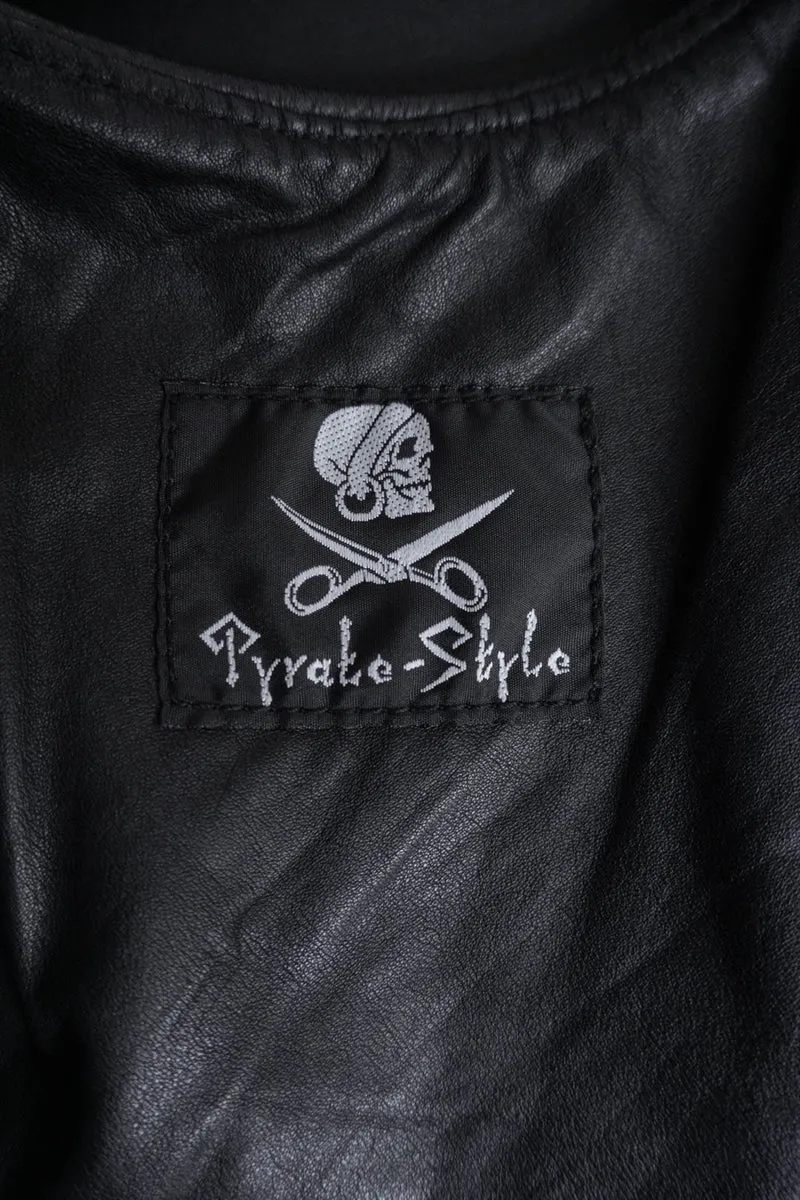 Vintage Pyrate Style Hamburg Ledertop S–M