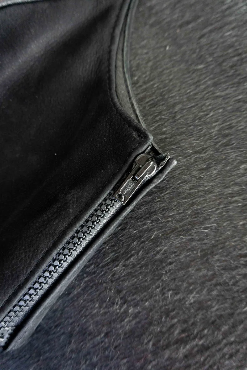 Vintage Pyrate Style Hamburg Ledertop S–M