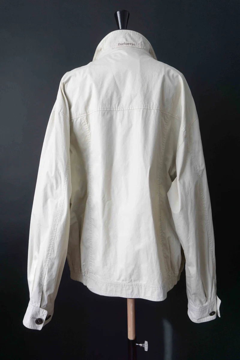 Vintage Burberry Blouson Jacke 80s, Nova Check Beige, M–XL