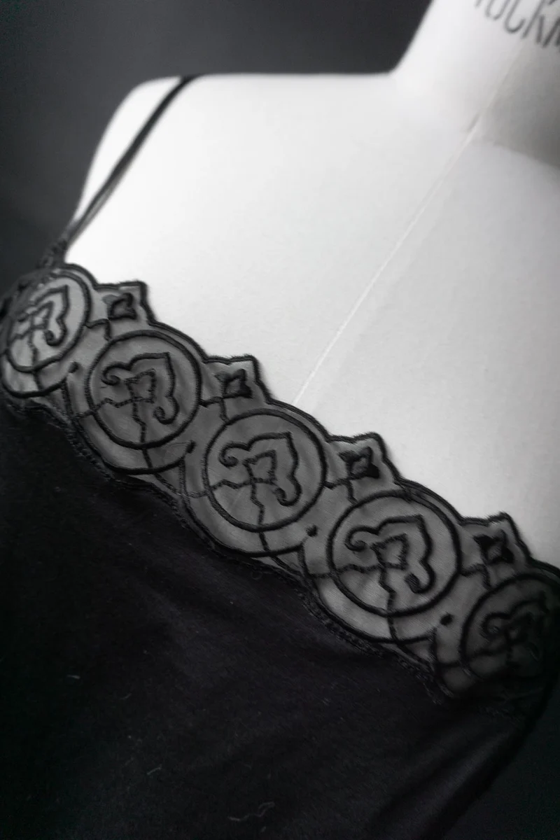 Vintage Trägertop Spitze, M–XL