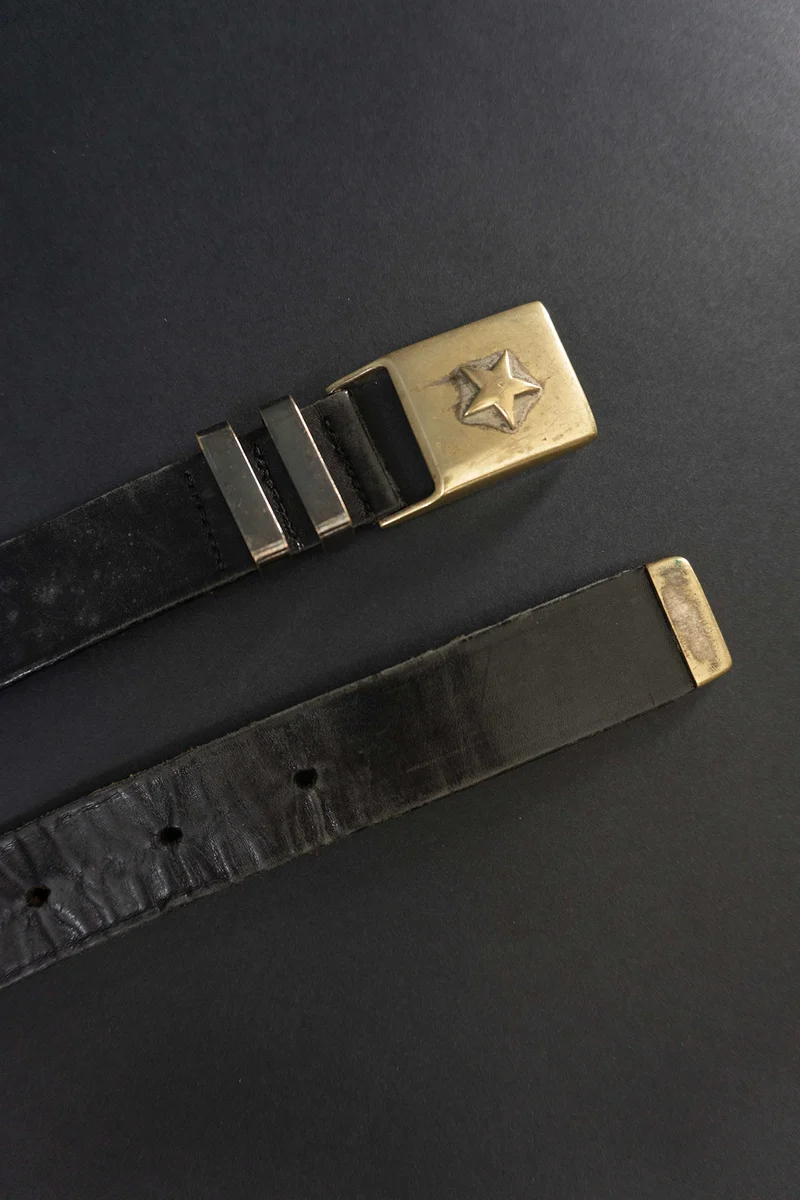 Gürtel Leder Stern