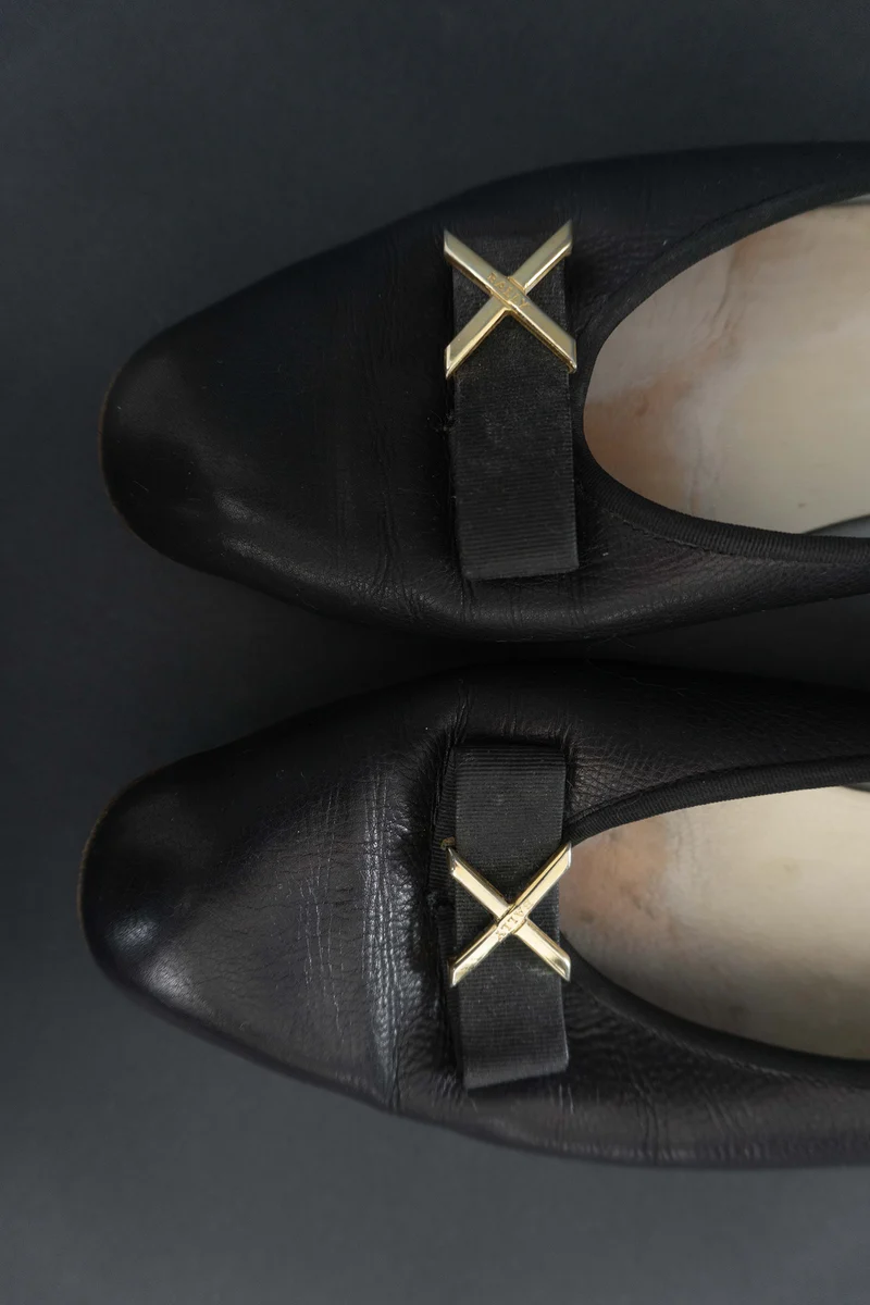 Bally Ballerinas Schwarz 40,5