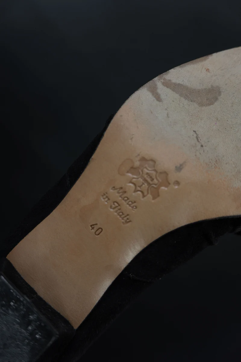 Gothic Schuhe Malizia Wildleder 40