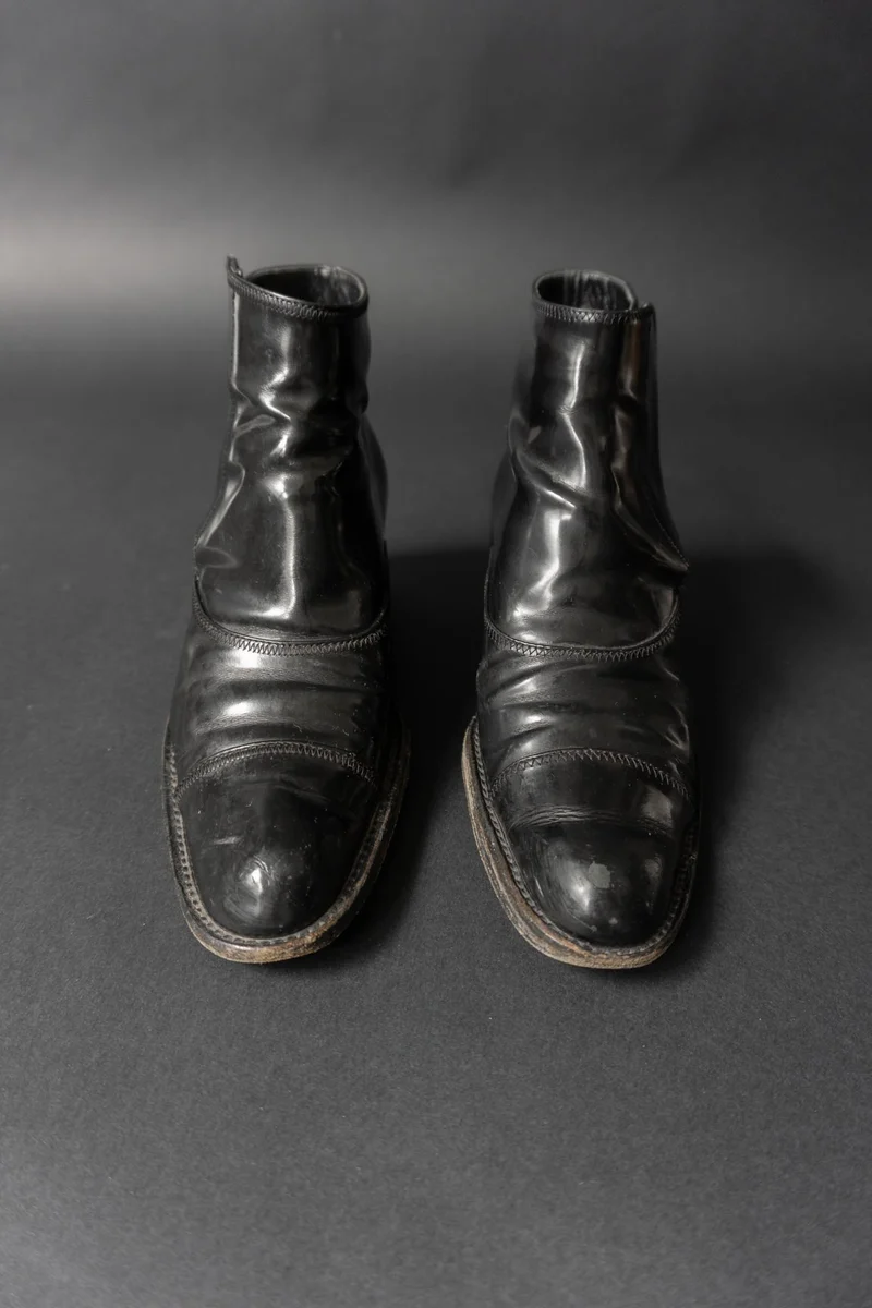 Vintage 90s Prada Lackleder Boots 36