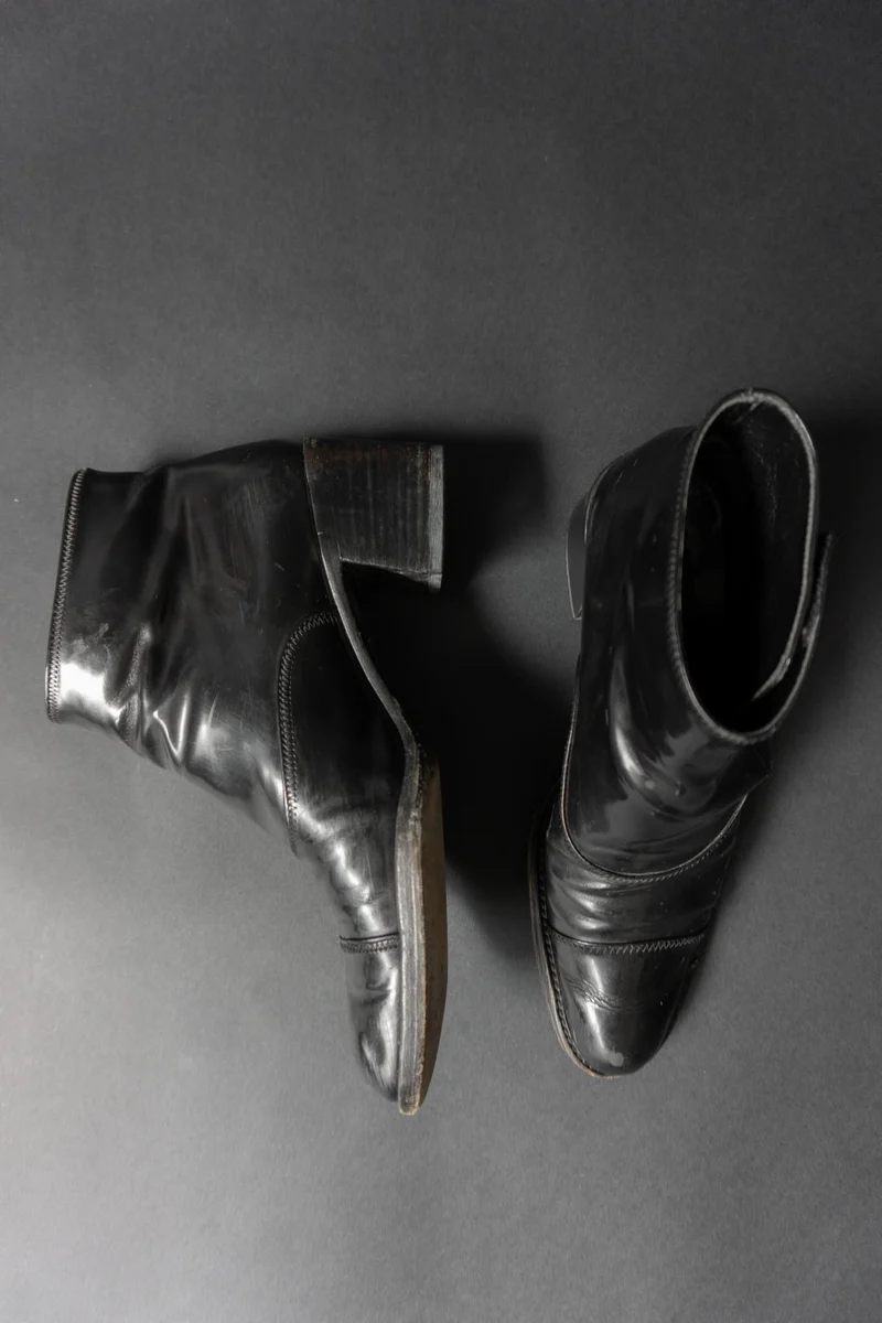 Vintage 90s Prada Lackleder Boots 36