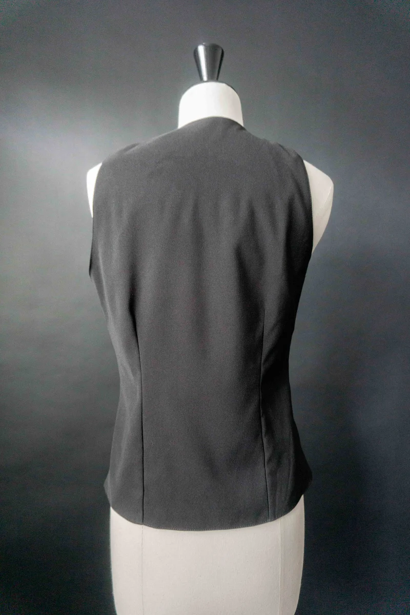 Vintage Weste Schwarz, 90s, S-M