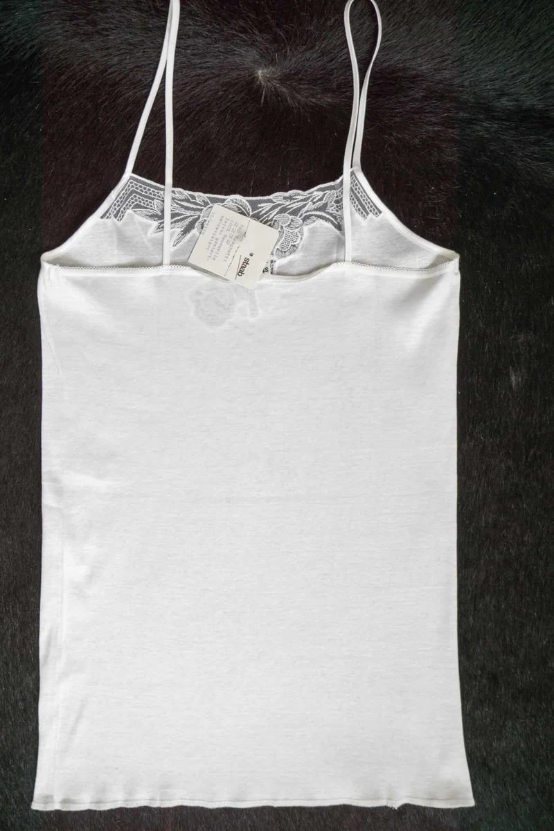 Deadstock Trägertop Spitze, S–M