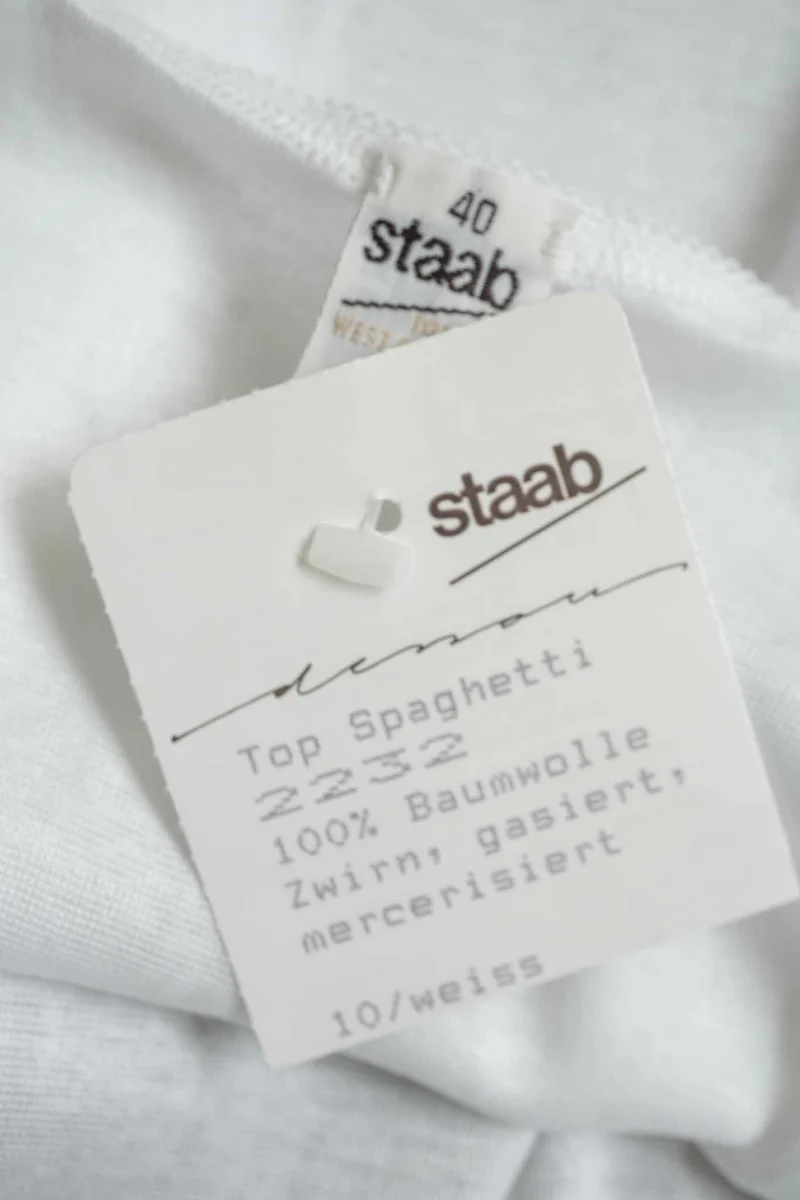 Deadstock Trägertop Spitze, S–M