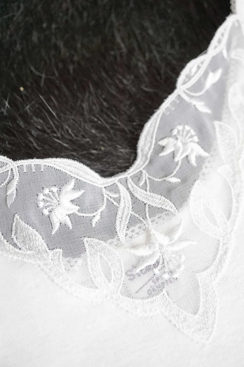 Vintage Trägertop Spitze, S–M