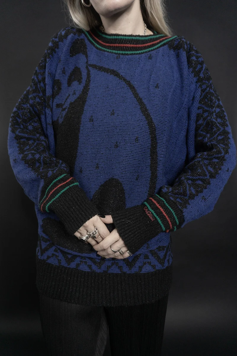 Carlo Colucci Panda Pullover, M–L