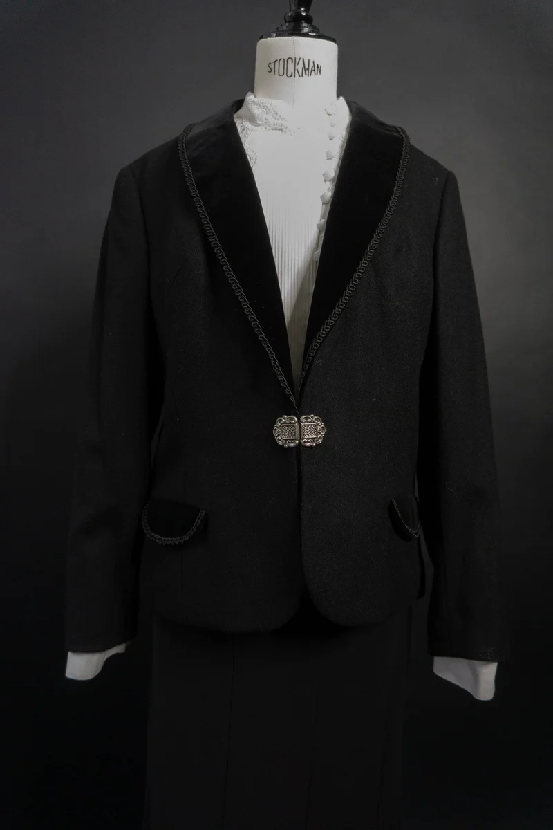 Vampy Blazer, Schwarz, M–L
