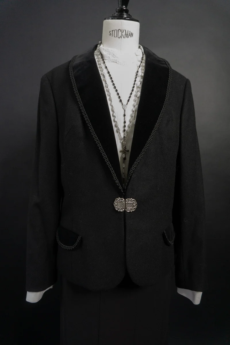 Vampy Blazer, Schwarz, M–L