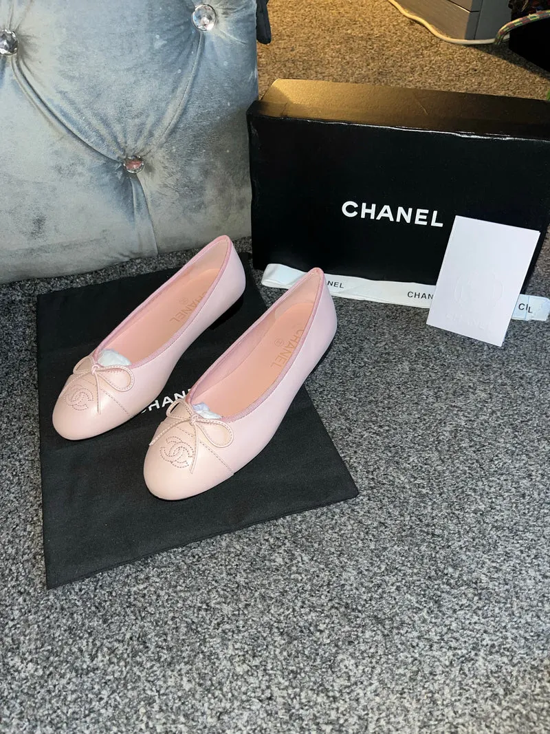 Pink C Flat Shoes