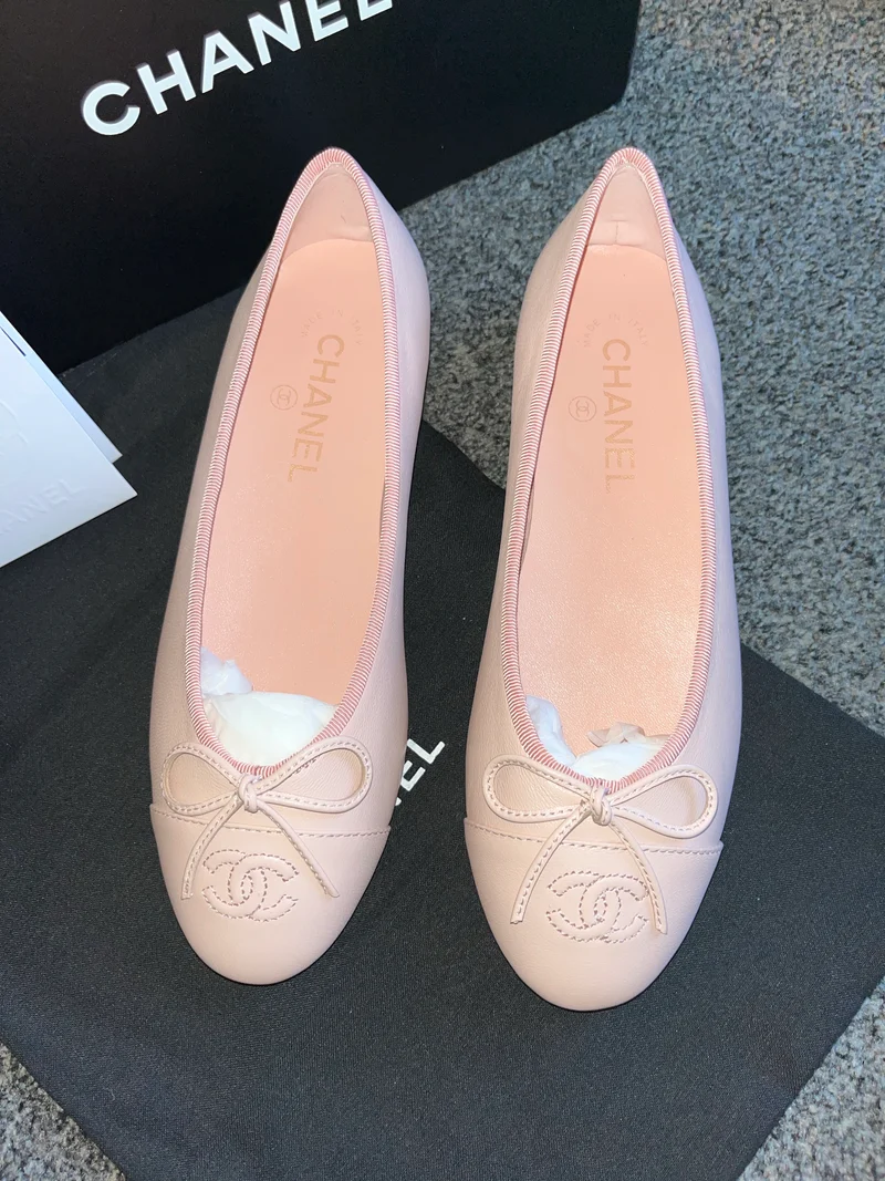 Pink C Flat Shoes