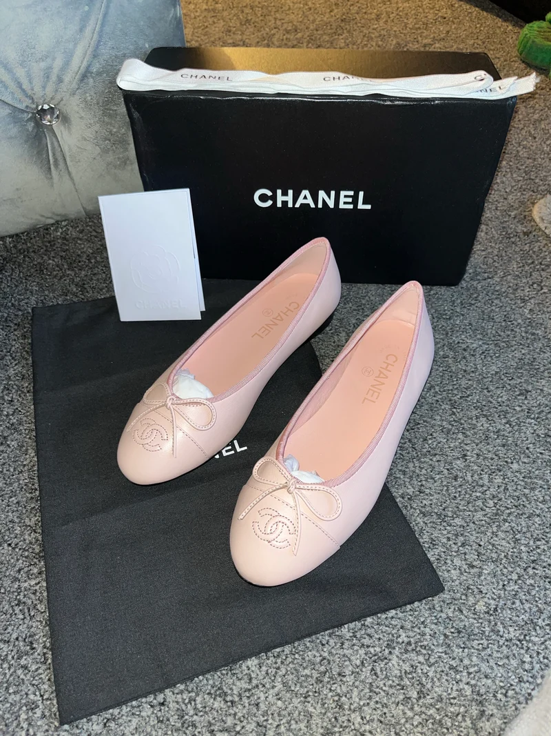 Pink C Flat Shoes