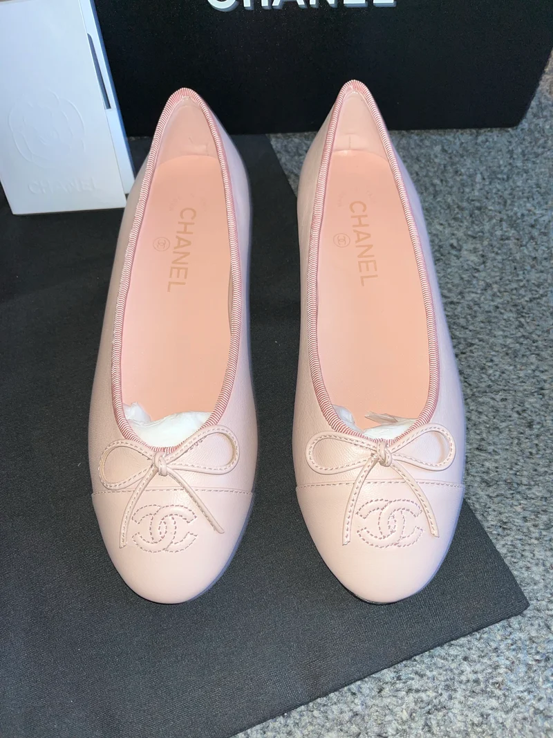 Pink C Flat Shoes