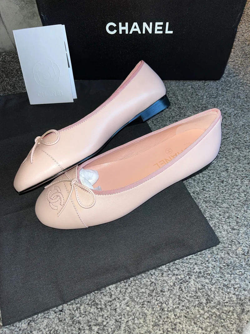 Pink C Flat Shoes