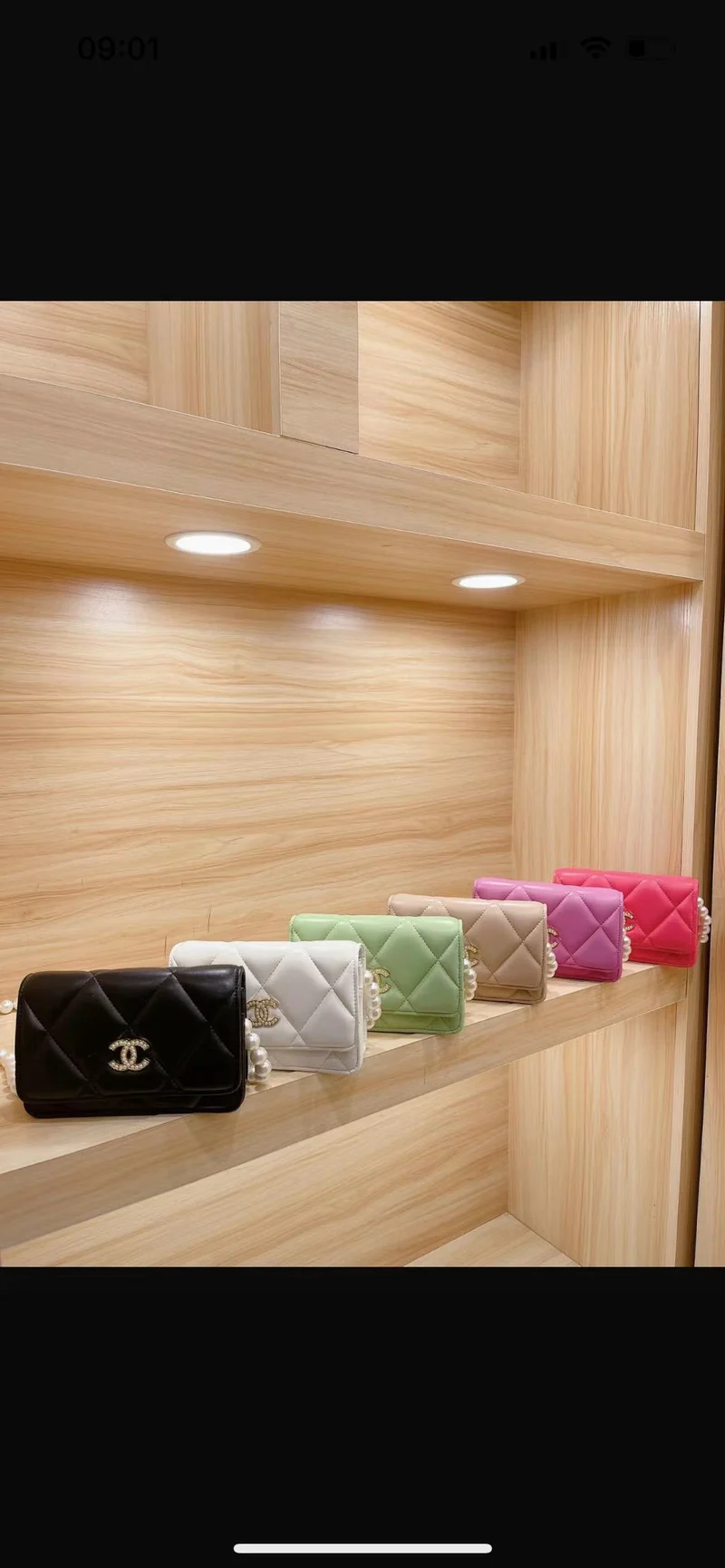Small C Pearl Bag