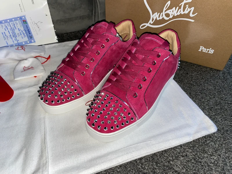 Bright Pink Studded Trainers