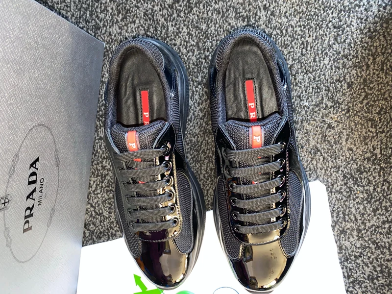 Red Shinny Trainers