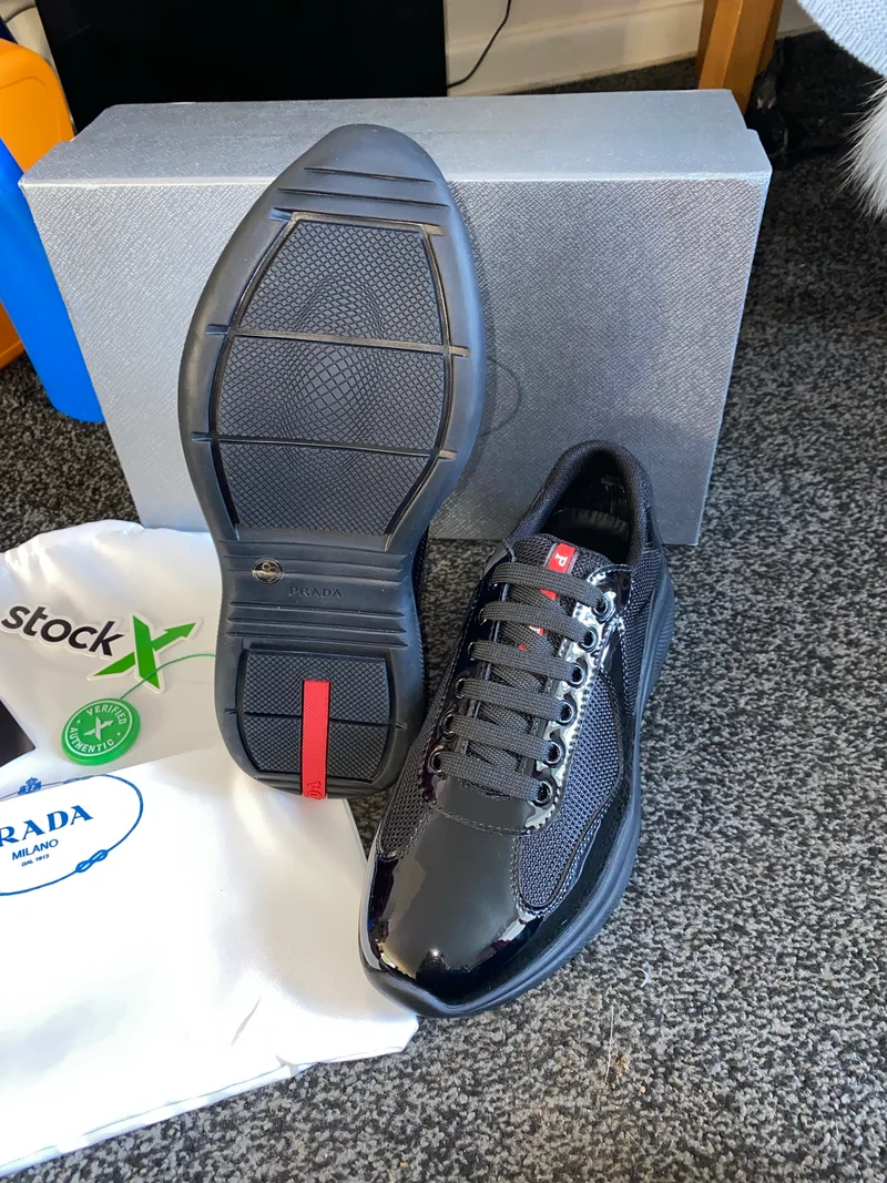 Red Shinny Trainers
