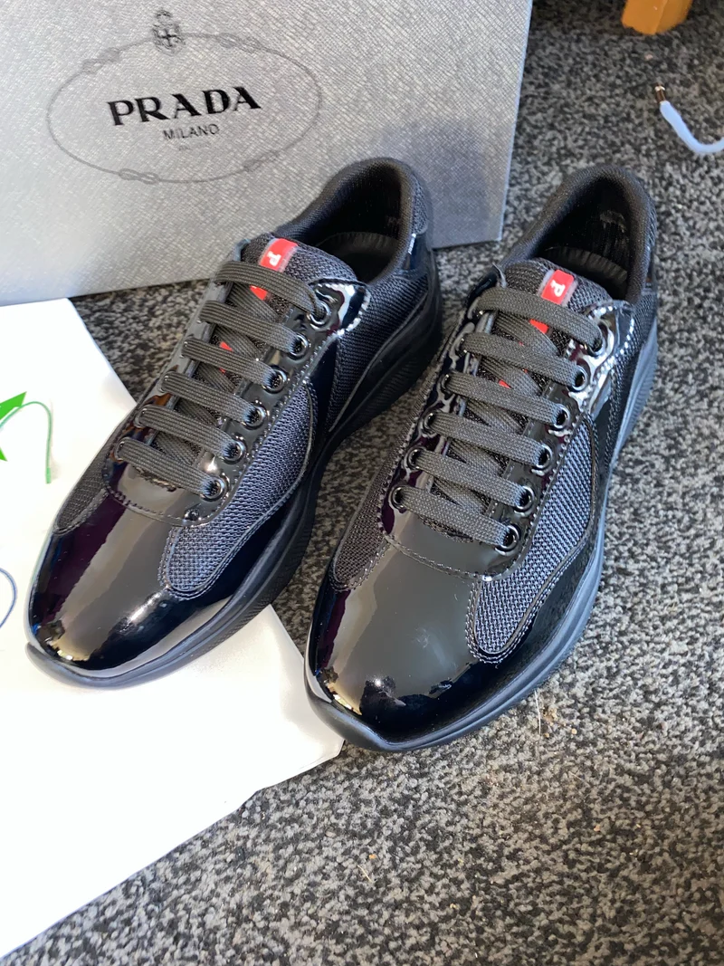 Red Shinny Trainers