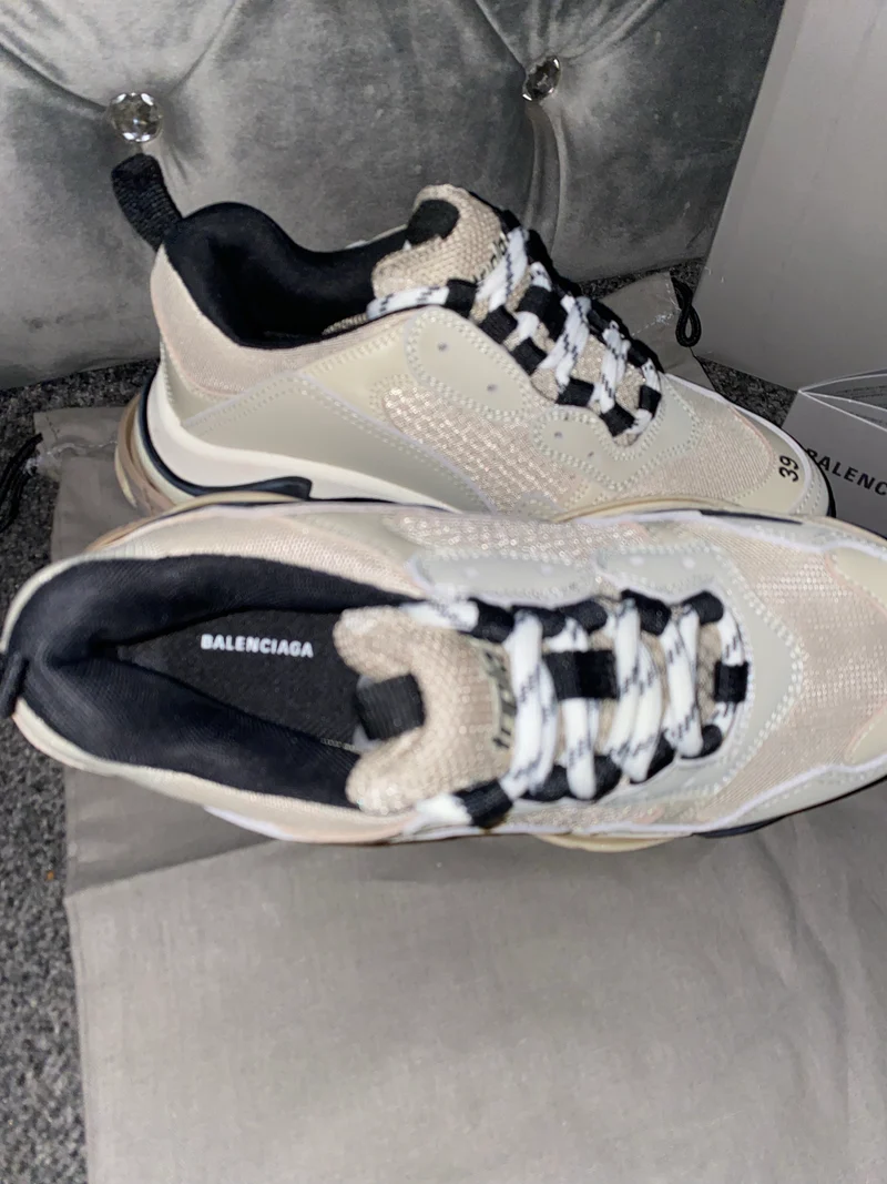 Triple Trainers - Grey & Blue