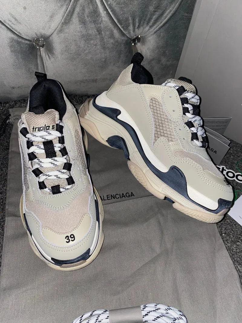 Triple Trainers - Grey & Blue