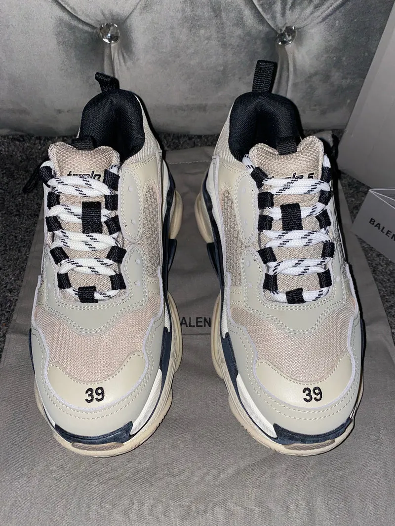 Triple Trainers - Grey & Blue