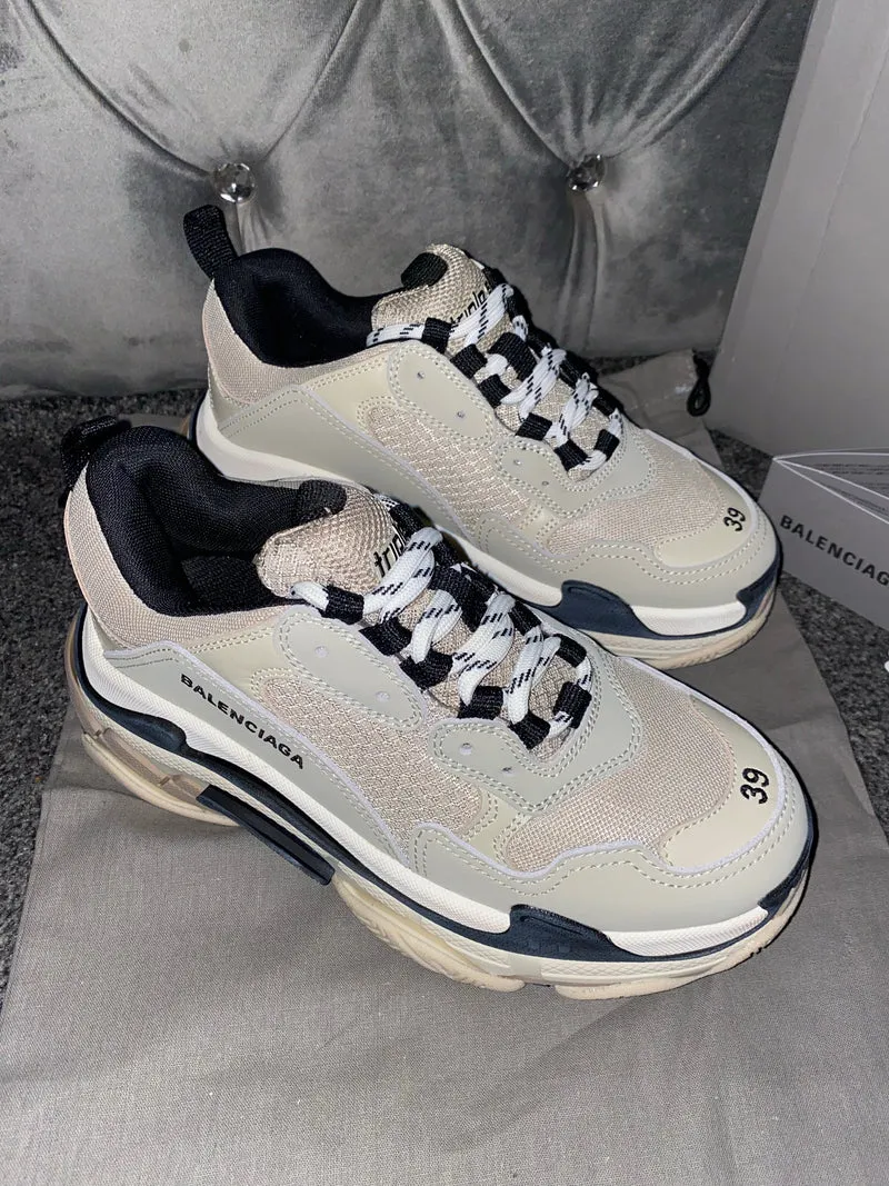 Triple Trainers - Grey & Blue