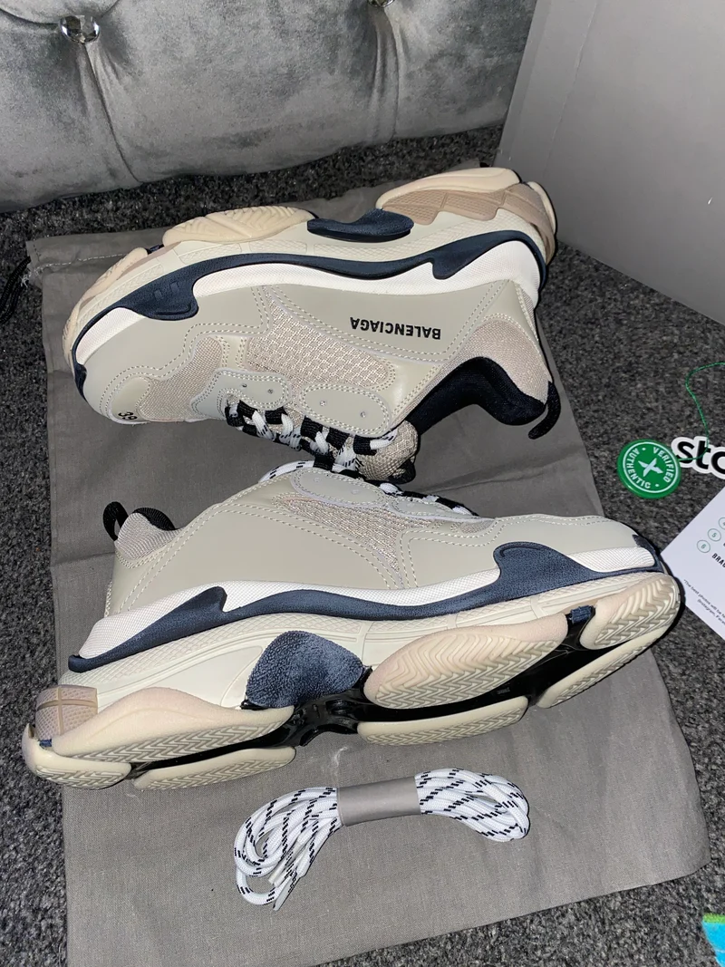 Triple Trainers - Grey & Blue