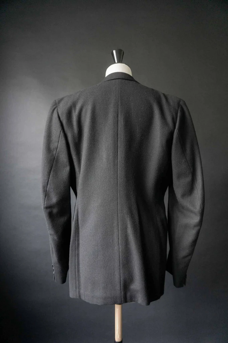 Vintage Smoking Blazer, Schwarz, S–M
