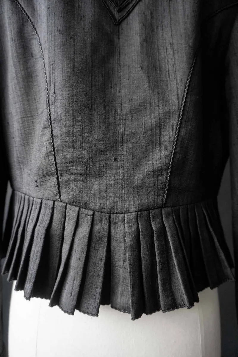 Vintage Wildseide-Blazer Gothic, S–M