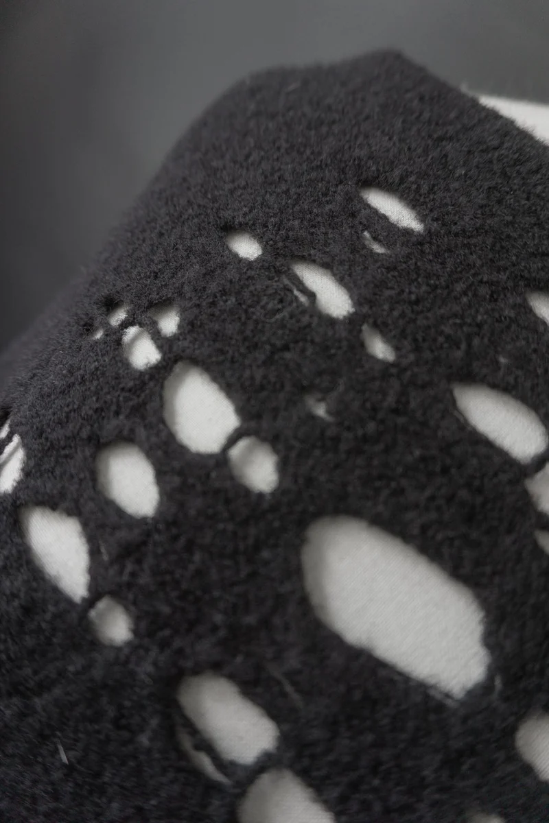 Vintage Pullover, Schwarz Sarah Pacini, M