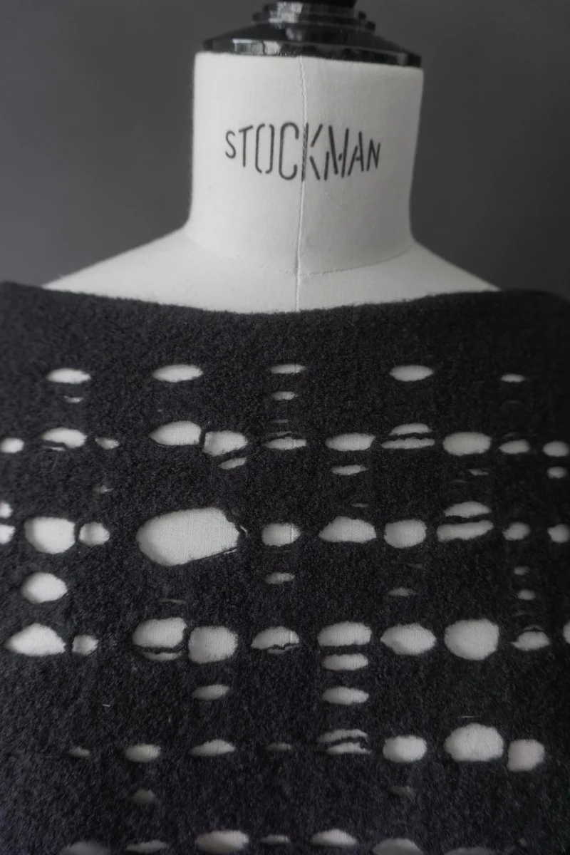 Vintage Pullover, Schwarz Sarah Pacini, M